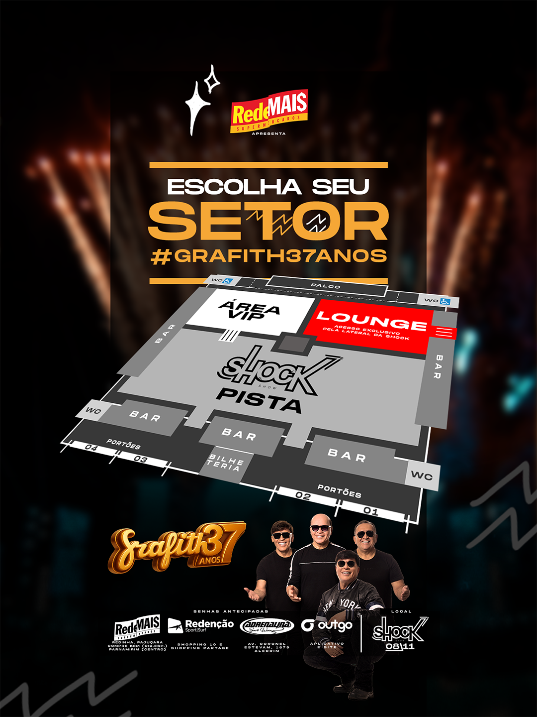 Setores do Grafith 37 Anos